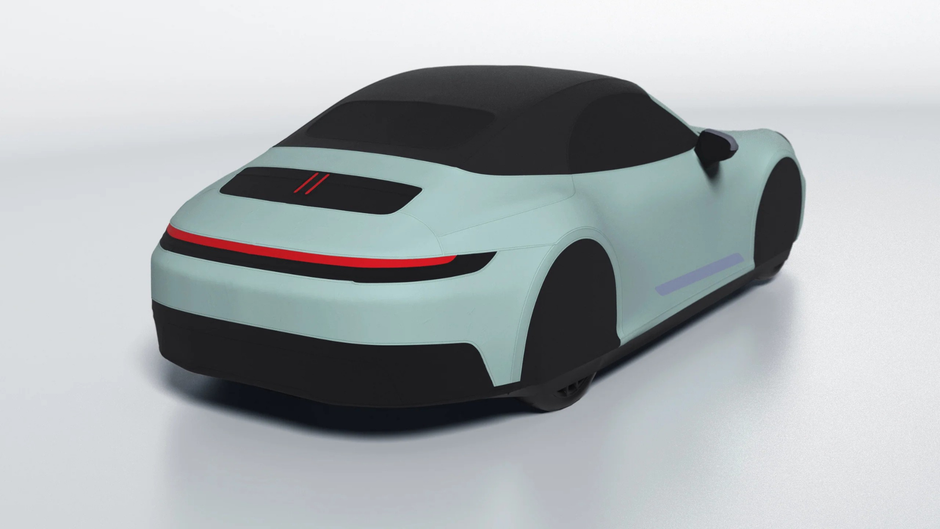 Housse imprimée Porsche 911 (992.2) Carrera T Cabriolet