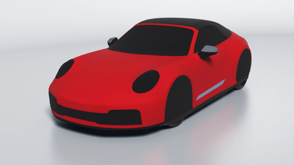 Housse imprimée Porsche 911 (992.2) Carrera T Cabriolet