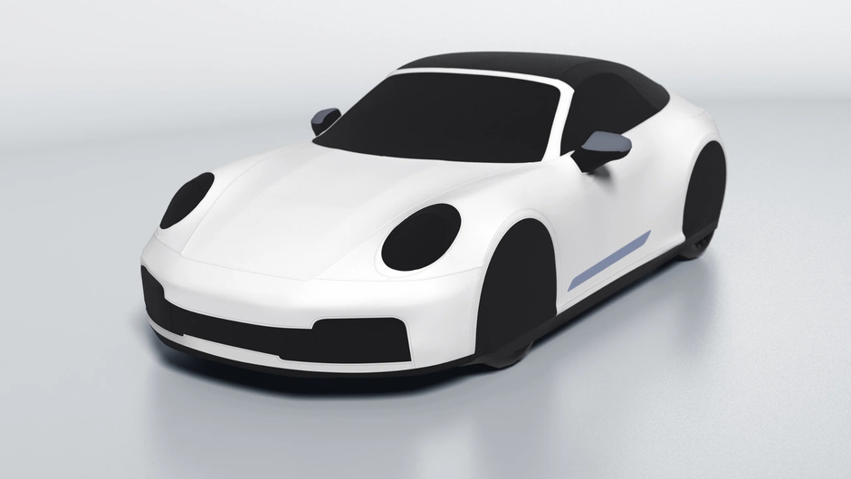 Housse imprimée Porsche 911 (992.2) Carrera T Cabriolet