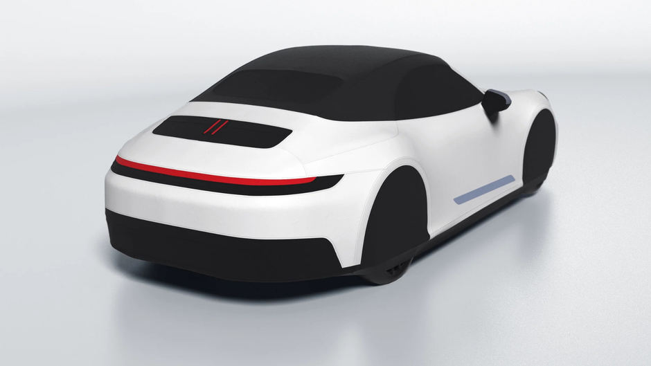 Housse imprimée Porsche 911 (992.2) Carrera T Cabriolet