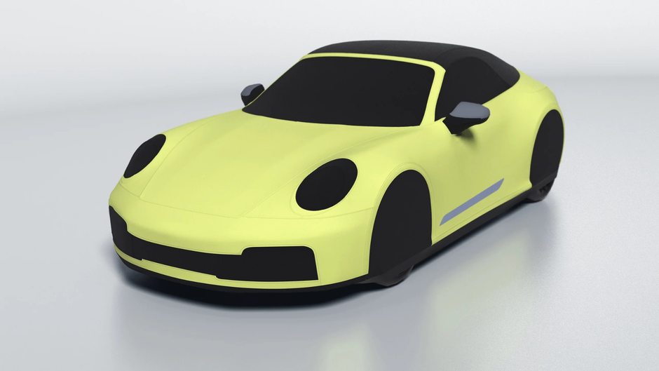 Housse imprimée Porsche 911 (992.2) Carrera T Cabriolet