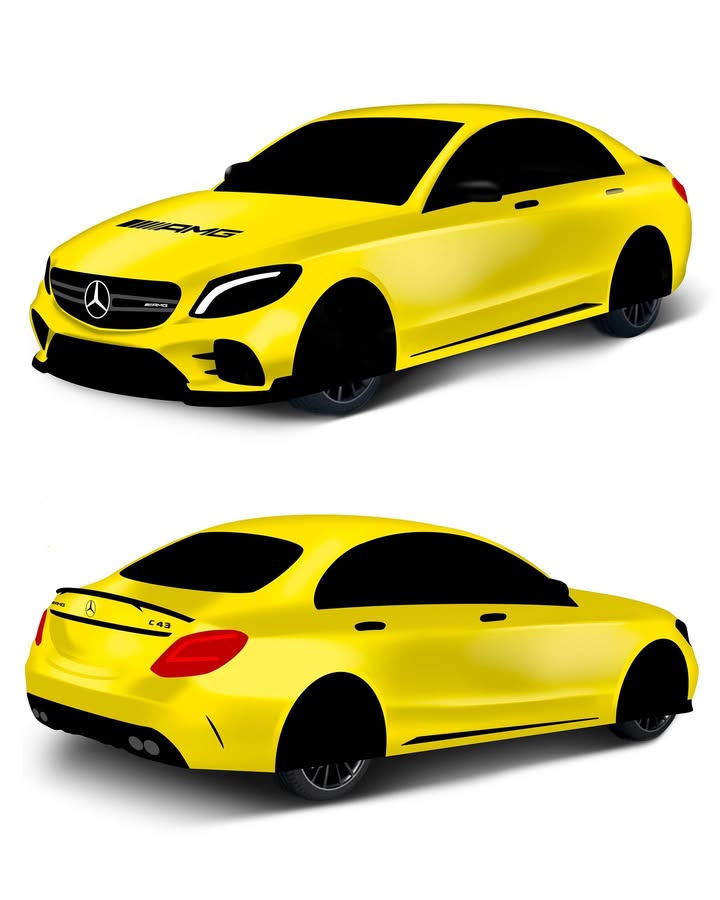 Housse imprimée Mercedes C43 AMG