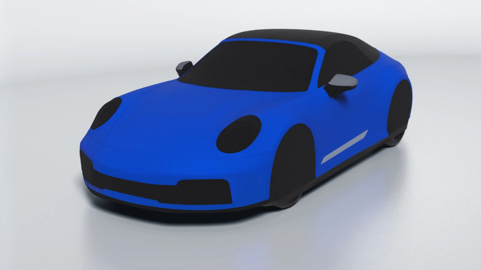 Housse imprimée Porsche 911 (992.2) Carrera T Cabriolet