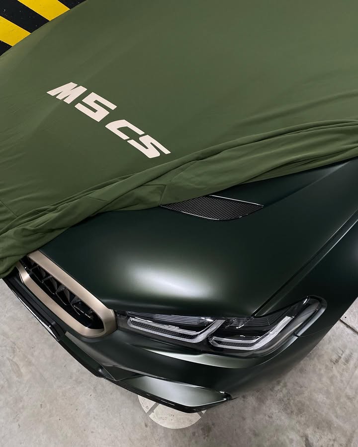 Housse BMW M5 F90 vert