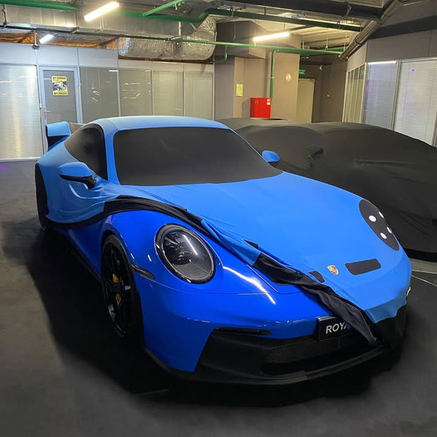 Housse imprimée Porsche 911 GT3 bleu