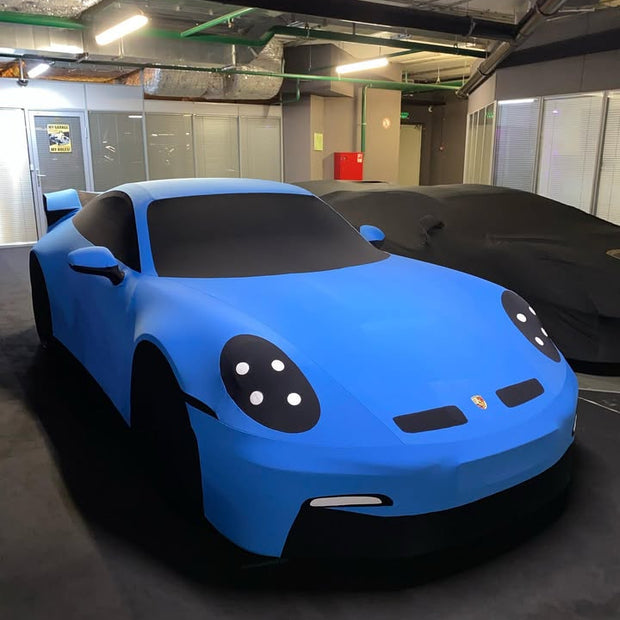 Housse imprimée Porsche 911 GT3 bleu