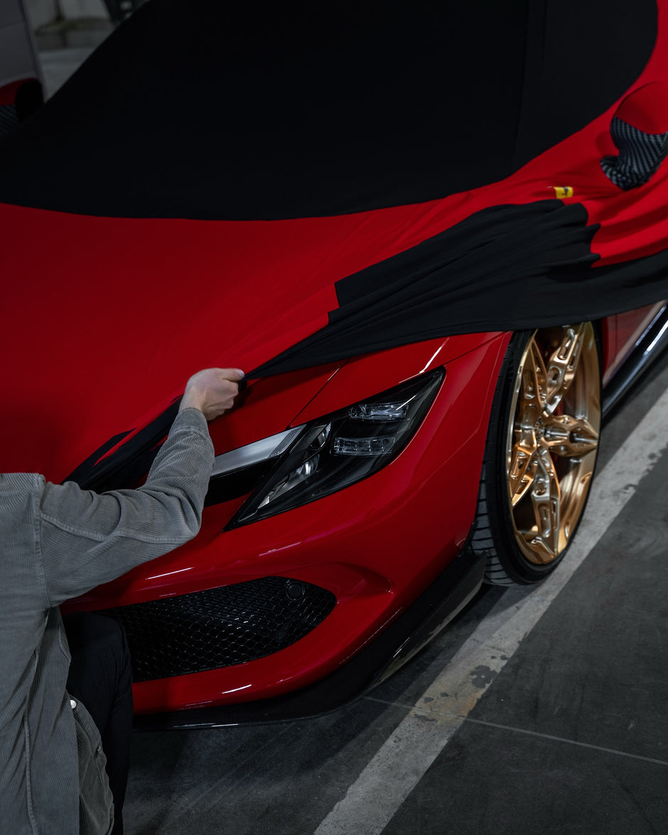Housse imprimée Ferrari 296 GTB Rouge