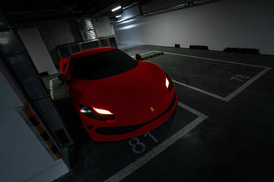 Housse imprimée Ferrari 296 GTB Rouge