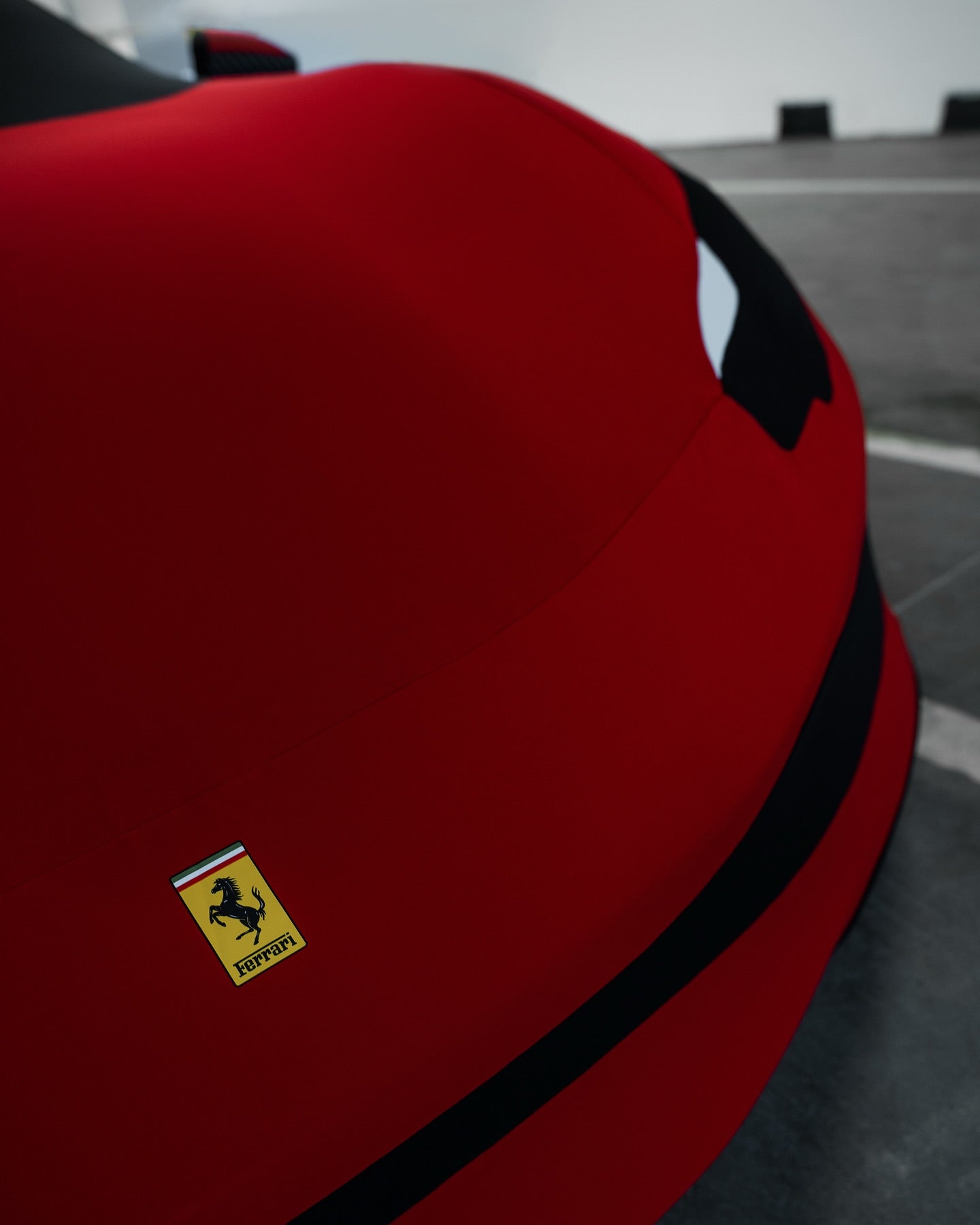 Housse imprimée Ferrari 296 GTB Rouge