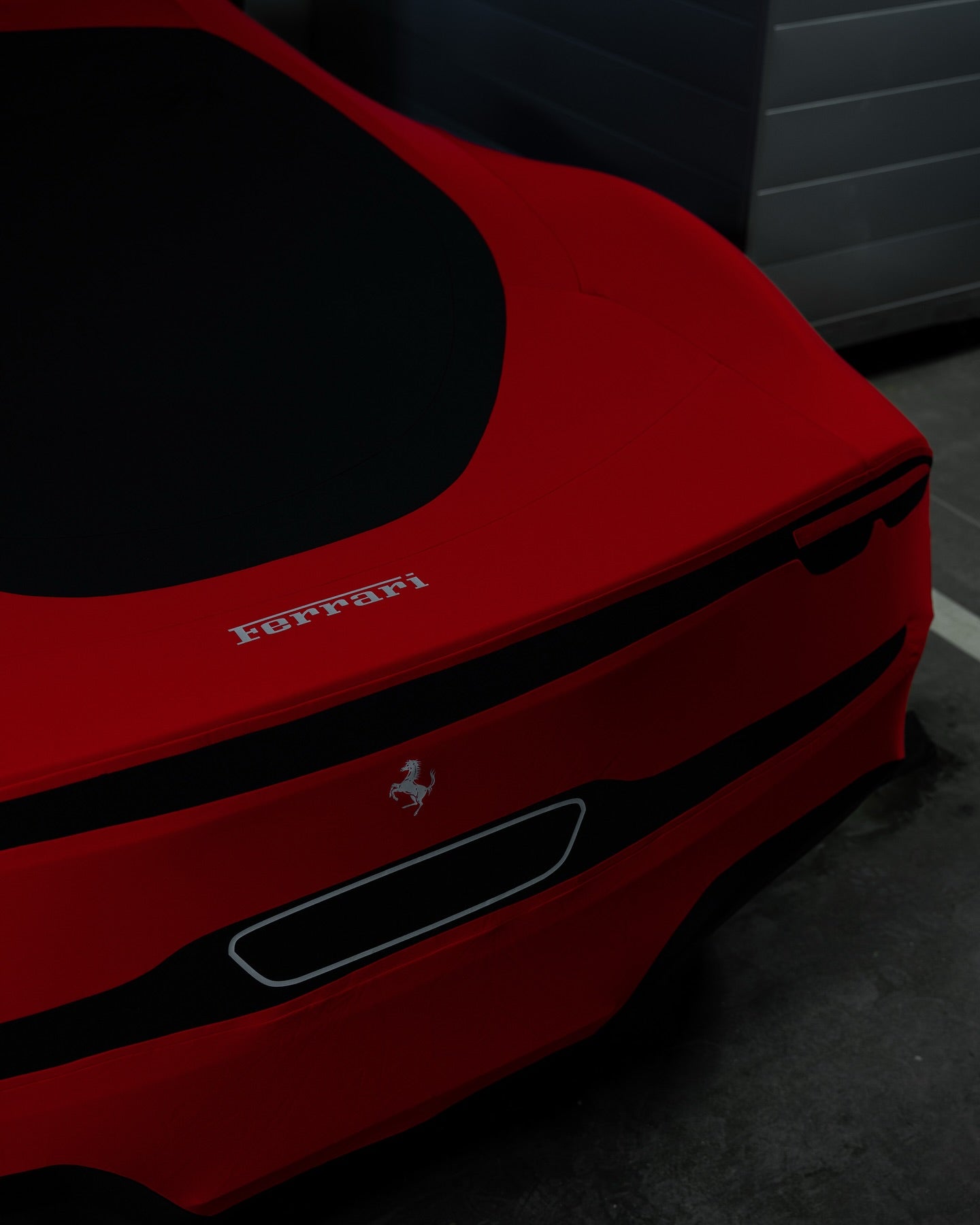 Housse imprimée Ferrari 296 GTB Rouge