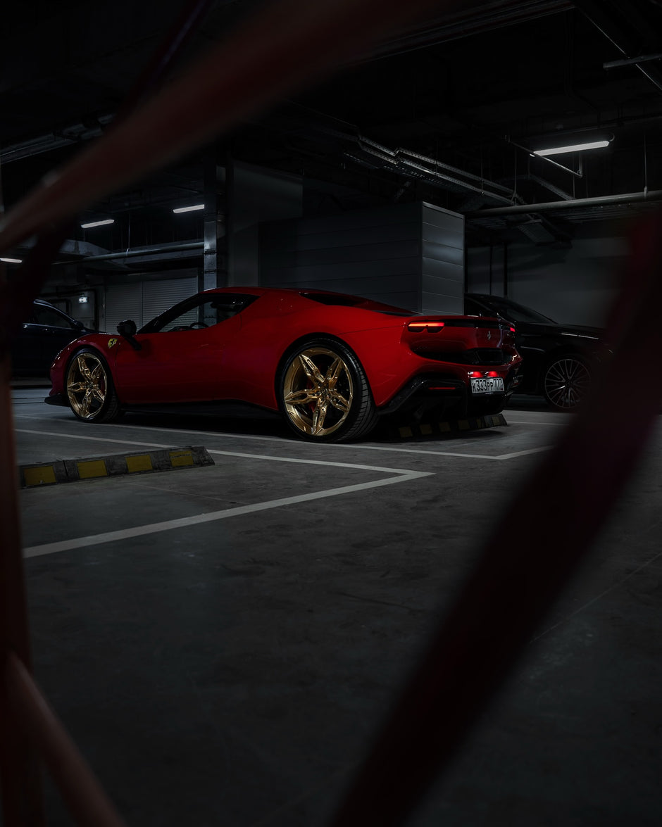 Housse imprimée Ferrari 296 GTB Rouge