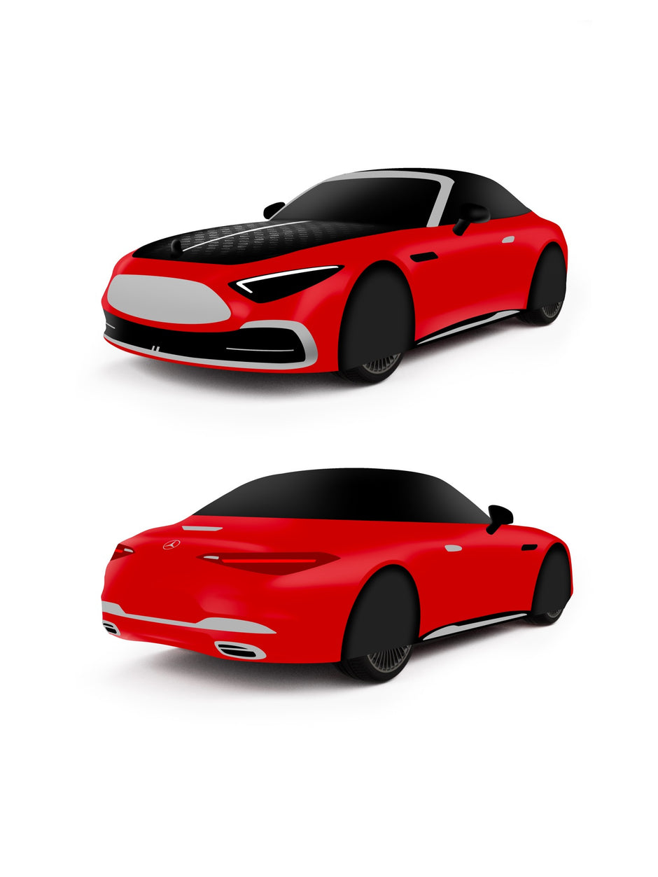 Housse imprimée Mercedes Maybach SL 680