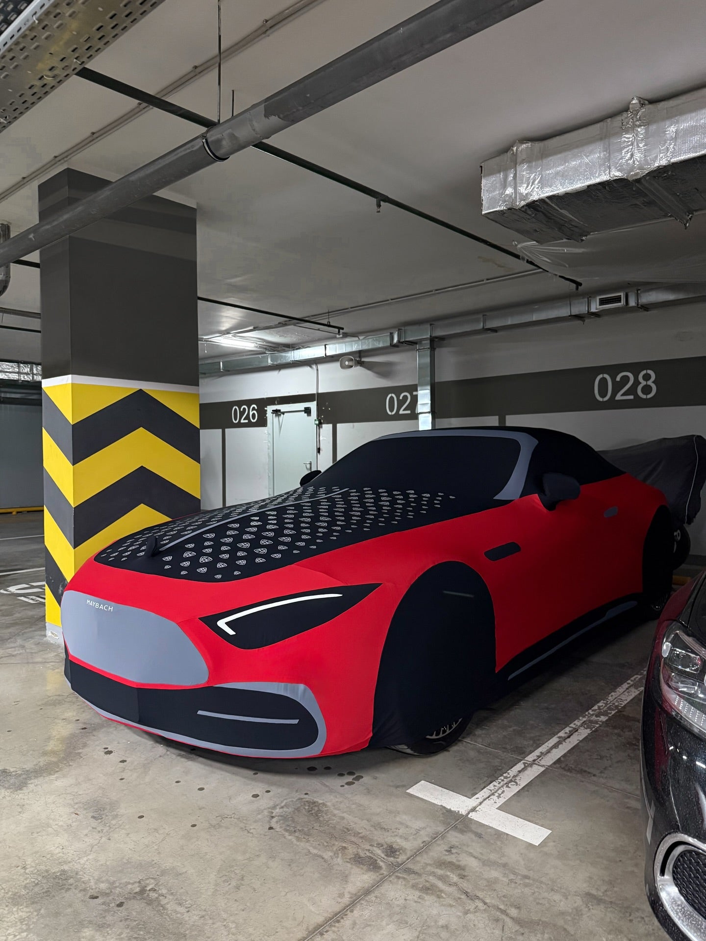 Housse imprimée Mercedes Maybach SL 680