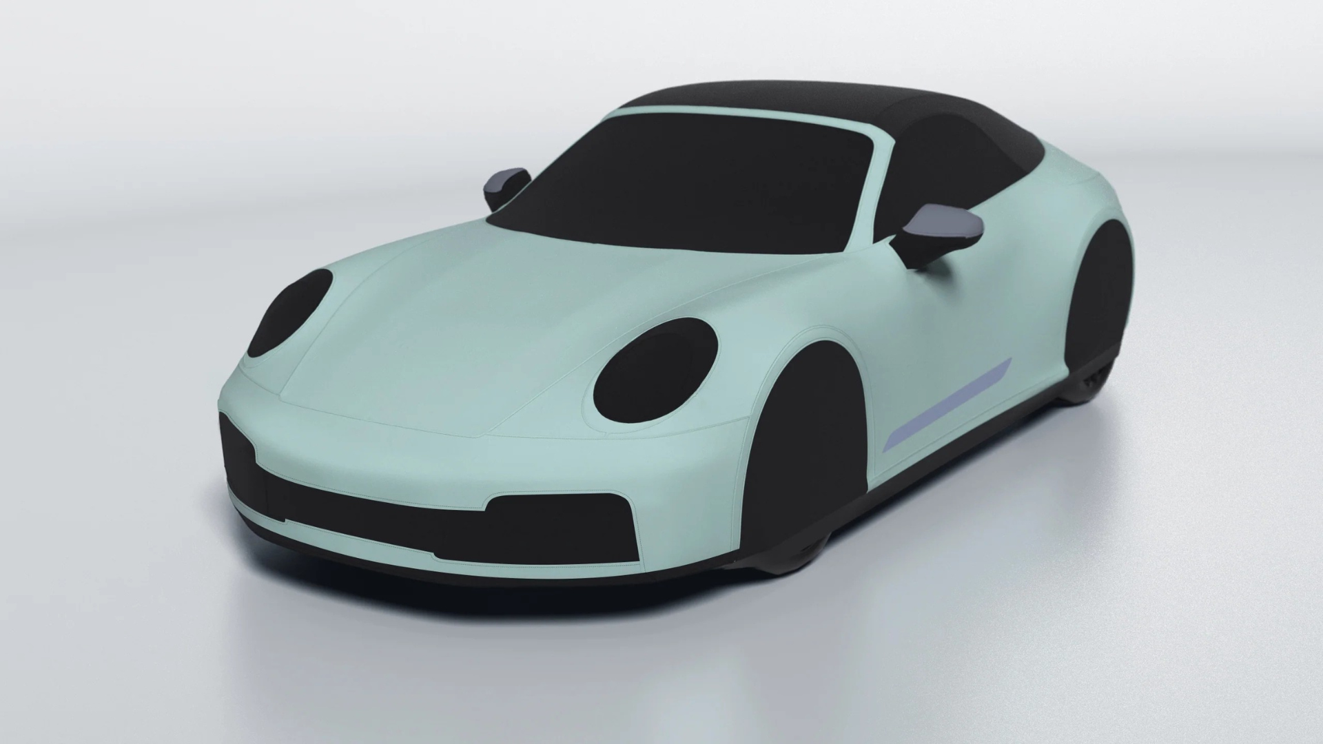 Housse imprimée Porsche 911 (992.2) Carrera T Cabriolet