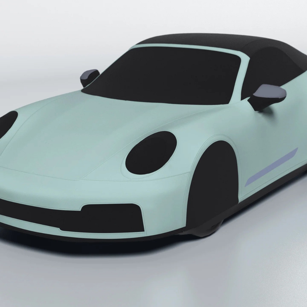 Housse imprimée Porsche 911 (992.2) Carrera T Cabriolet