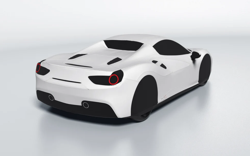 Housse imprimée Ferrari 488 Spider