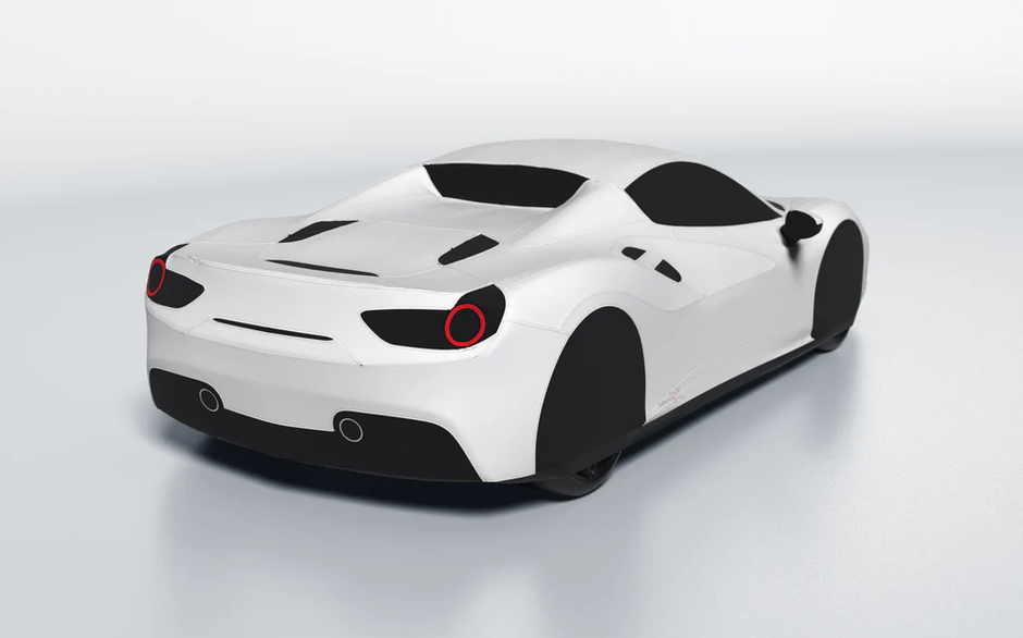 Housse imprimée Ferrari 488 Spider