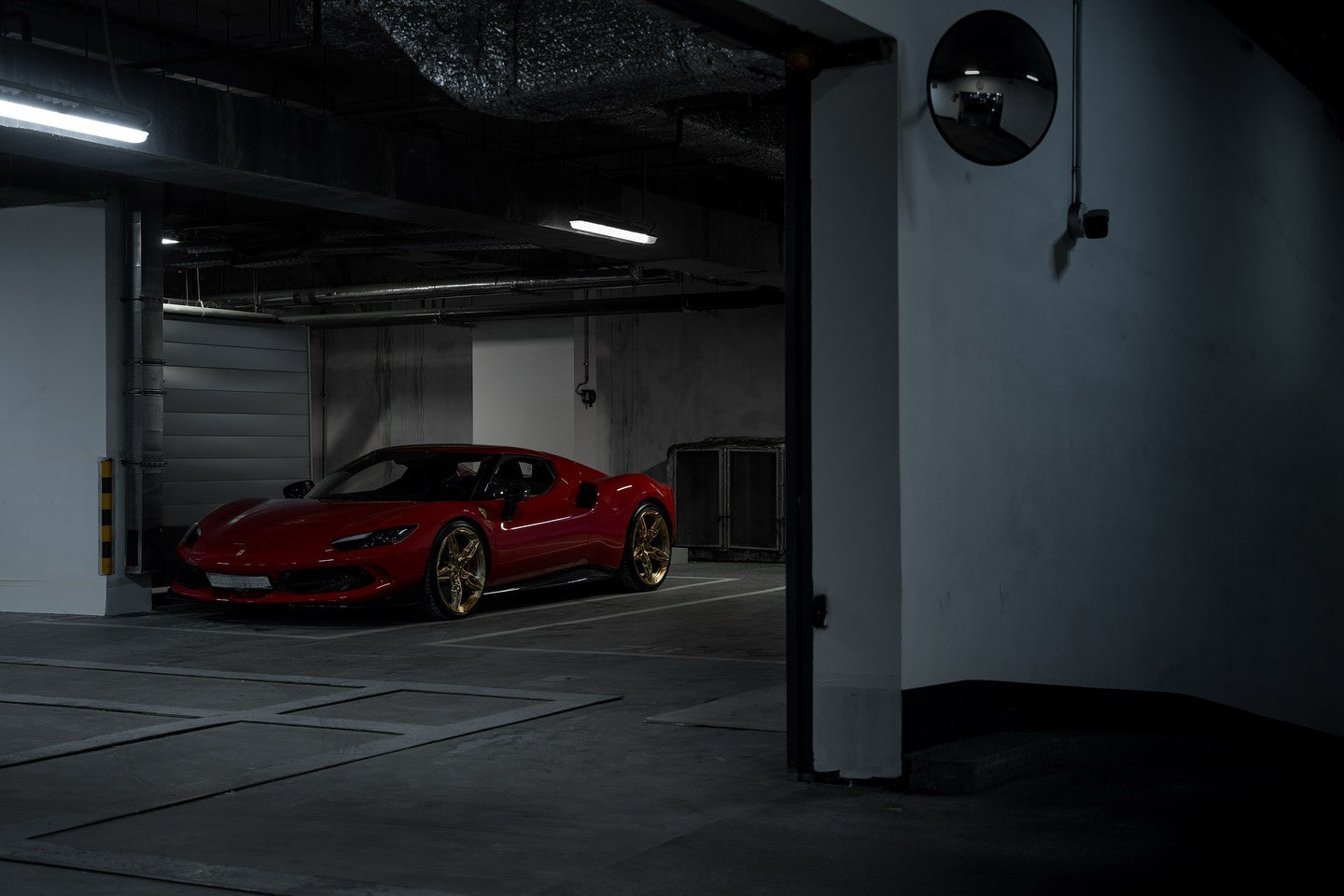 Housse imprimée Ferrari 296 GTB Rouge